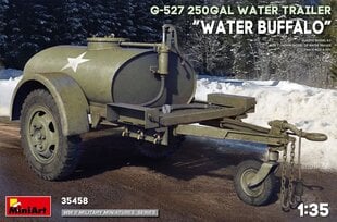 Miniart - G-527 250 gal Water Ben Hur Trailer "Water Buffalo", 1/35, 35458 цена и информация | Склеиваемые модели | 220.lv