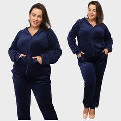 Liela izmēra ikdienas komplekts sievietēm Selena, zila cena un informācija | Sporta apģērbs sievietēm | 220.lv