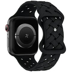 Beline pasek Apple Watch Silicone Woven 38|40|41mm czarny |black box цена и информация | Аксессуары для смарт-часов и браслетов | 220.lv