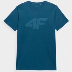 T-krekls vīriešiem 4F M 4FSS23TTSHM537 32S, zils cena un informācija | Vīriešu T-krekli | 220.lv