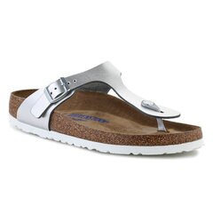 Iešļūcenes sievietēm Birkenstock 1003675, sudraba цена и информация | Шлепанцы, тапочки для женщин | 220.lv