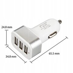 Автомобильное зарядное устройство USB Nela-Styl 3100 мА USB цена и информация | Зарядные устройства для телефонов | 220.lv
