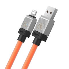 Baseus kabelis CoolPlay USB - 2m 2.4A oranžs cena un informācija | Savienotājkabeļi | 220.lv