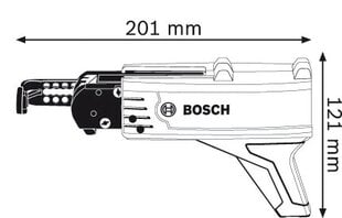 Piederums skrūvju pagriešanai Bosch, bez akumulatora cena un informācija | Skrūvgrieži, urbjmašīnas | 220.lv