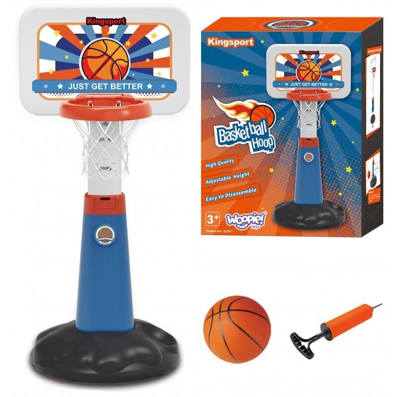 Basketbola komplekts Woopie 99-125cm cena un informācija | Spēles brīvā dabā | 220.lv