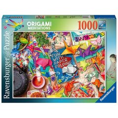 Puzle Ravensburger Aimee Stewart Origami meditācijas, 1000 d. cena un informācija | Puzles, 3D puzles | 220.lv