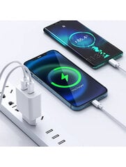 WiWU Dual USB ātrās uzlādes adapteris cena un informācija | Lādētāji un adapteri | 220.lv