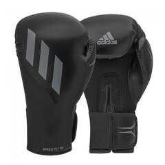 Boksa cimdi Adidas Speed ​​​​Tilt 150 SPD150TG, melni cena un informācija | Bokss un austrumu cīņas | 220.lv