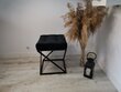 Pufs ADRK Furniture Kiko, melns cena un informācija | Sēžammaisi, pufi | 220.lv