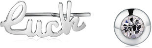 S`Agapõ Асимметричные стальные серьги Write SWT21 sSA0705 цена и информация | Серьги | 220.lv
