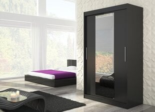 Шкаф ADRK Furniture Iness 150, черный цвет цена и информация | Шкафы | 220.lv