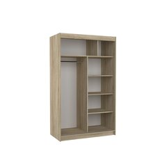 Шкаф ADRK Furniture со светодиодной подсветкой Tibago 120, белый цвет цена и информация | Шкафы | 220.lv