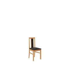 Krēsls K75, brūns/melns cena un informācija | Virtuves un ēdamistabas krēsli | 220.lv