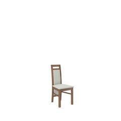 Krēsls K34, brūns/smilškrāsas cena un informācija | Virtuves un ēdamistabas krēsli | 220.lv