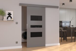Дверь раздвижная настенная ADRK Furniture Cento 96, серый цена и информация | Шкафы | 220.lv