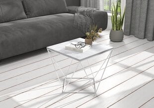 Журнальный столик ADRK Furniture Diana 50х50см, белый цвет цена и информация | Журнальные столики | 220.lv