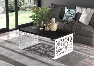 Журнальный столик ADRK Furniture Semara 100х60см, черный/белый цвет цена и информация | Журнальные столики | 220.lv