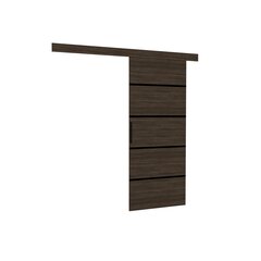 Раздвижная дверь ADRK Furniture Muschu 96, темно-коричневая цена и информация | Шкафы | 220.lv