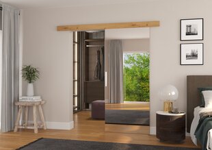 Дверь раздвижная ADRK Furniture Tess 86, коричневая цена и информация | Шкафы | 220.lv
