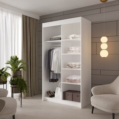 Шкаф ADRK Furniture Neroli 120, белый цвет цена и информация | Шкафы | 220.lv