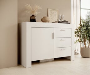 Комод ADRK Furniture 3SZ1D Cesiro, белый цвет цена и информация | Комоды | 220.lv