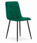Krēsls Leobert Kara, zaļš cena un informācija | Virtuves un ēdamistabas krēsli | 220.lv