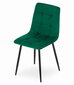 Krēsls Leobert Kara, zaļš cena un informācija | Virtuves un ēdamistabas krēsli | 220.lv