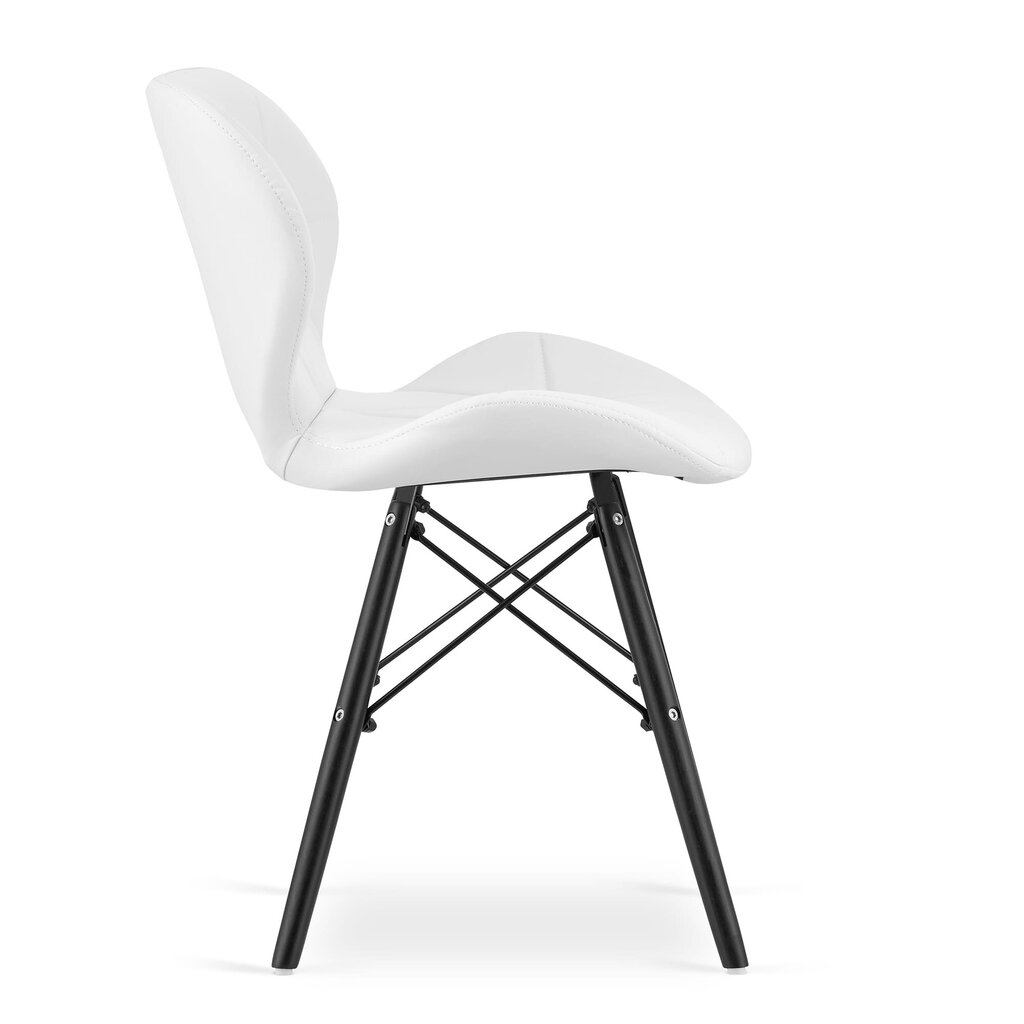 Krēsls Lago, balts cena un informācija | Virtuves un ēdamistabas krēsli | 220.lv