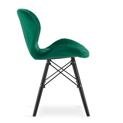 Krēsls Lago, zaļš cena un informācija | Virtuves un ēdamistabas krēsli | 220.lv