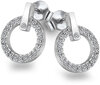 Krāšņi auskari ar īstu dimantu Hot Diamonds Flora DE580 sHD1155 cena un informācija | Auskari | 220.lv