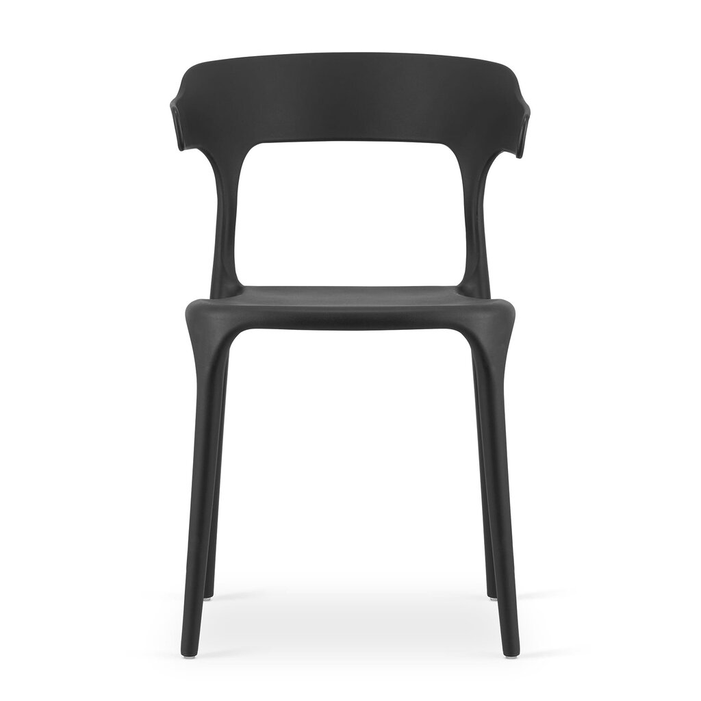 Krēsls Leobert Ulme, melns cena un informācija | Virtuves un ēdamistabas krēsli | 220.lv