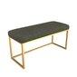 Soliņš ADRK Furniture Flit, 90x45x35 cm, tumši zaļš/zelta cena un informācija | Sēžammaisi, pufi | 220.lv