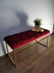 Soliņš ADRK Furniture Flit, 90x45x35 cm, sarkans/zelta цена и информация | Кресла-мешки и пуфы | 220.lv