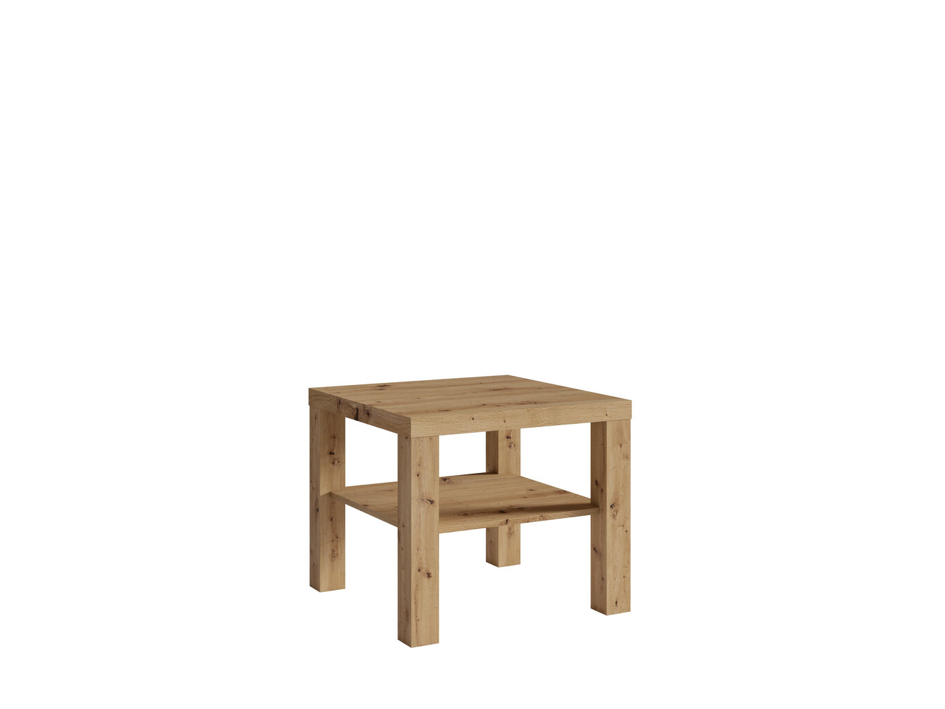 Kafijas galdiņš ADRK Furniture Bill, 60x60cm, brūns cena un informācija | Žurnālgaldiņi | 220.lv