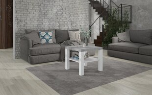 Kafijas galdiņš ADRK Furniture Bill, 60x60cm, pelēks/balts cena un informācija | Žurnālgaldiņi | 220.lv