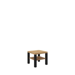 Kafijas galdiņš ADRK Furniture Bill, 60x60cm, brūns/melns cena un informācija | Žurnālgaldiņi | 220.lv