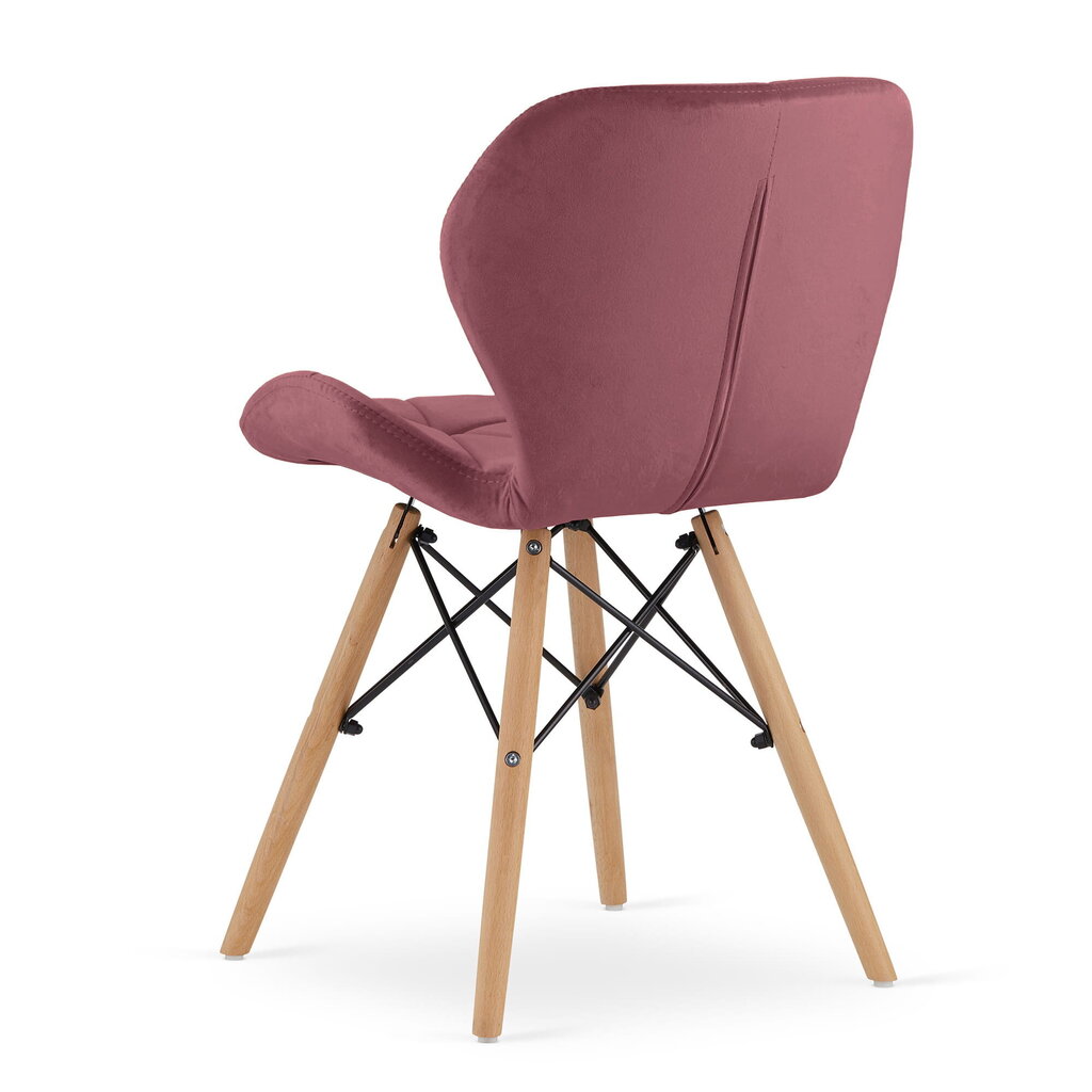 4-u ēdamistabas krēslu komplekts Lago, rozā цена и информация | Virtuves un ēdamistabas krēsli | 220.lv
