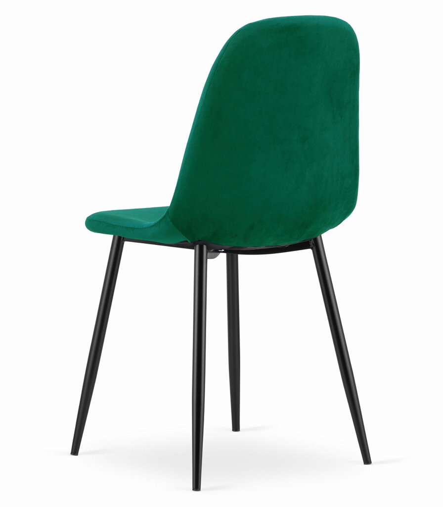 Krēsls Como, zaļš cena un informācija | Virtuves un ēdamistabas krēsli | 220.lv