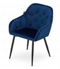 Krēsls Leobert Forio, zils cena un informācija | Virtuves un ēdamistabas krēsli | 220.lv