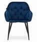 Krēsls Leobert Forio, zils cena un informācija | Virtuves un ēdamistabas krēsli | 220.lv