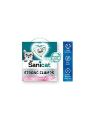 Pakaiši kaķiem Sanicat Strong Clumps Baby powder, 10 L cena un informācija | Smiltis un pakaiši | 220.lv