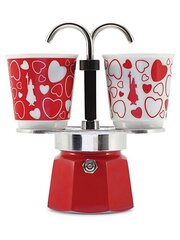 Bialetti Moka Mini Express, 2x90ml cena un informācija | Kafijas kannas, tējkannas | 220.lv