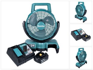 Makita DCF 203 RG1 bezvadu ventilators 14,4 V - 18 V + 1x Akumulators 6,0 Ah + lādētājs cena un informācija | Ventilatori | 220.lv