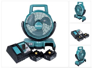 Makita DCF 203 RG bezvadu ventilators 14,4 V - 18 V + 2x 6,0 Ah akumulatori + lādētājs cena un informācija | Ventilatori | 220.lv