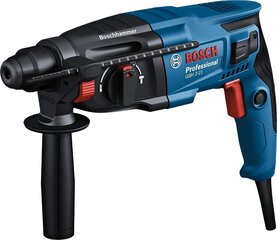 Bosch Professional Bohrhammer GBH 2-21 (с SDS Plus, включая 3X Drill Bit SDS Plus, (6/8/10 мм), дополнительное руководство, машинная ткань, остановка глубины, в случае ремесленника) цена и информация | Перфораторы | 220.lv