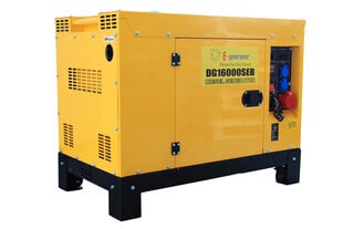 Dīzeļa ģenerators E-Ģenerators DG16000SE 400V/maks.11.5kw, 230V/3.8kw цена и информация | Электрогенераторы | 220.lv