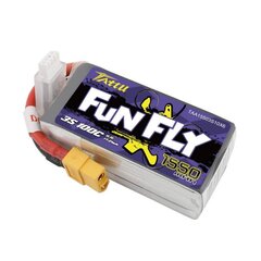 Tattu Аккумулятор Tattu Funfly 1550mAh 11.1V 100C 3S1P цена и информация | Аккумуляторы | 220.lv