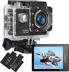 Jadfezy Action Cam FHD 1080P/12MP цена и информация | Экшн-камеры | 220.lv