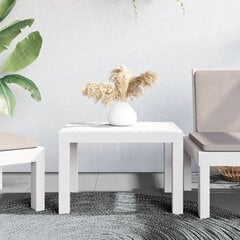 Dārza galds vidaXL, balts цена и информация | Столы для сада | 220.lv
