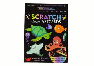 Grāmata bērniem Scratch, jūras dzīvnieki cena un informācija | Attīstošās rotaļlietas | 220.lv
